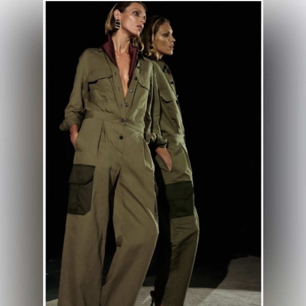Zara Patchwork Jumpsuit.Limited Edition. New With Tags. - Picture 5 of 11